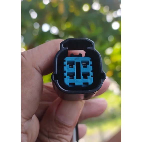 soket lampu depan headlamp fitting konektor female pin 4 kabel 3 original Honda new Scoopy 110 K93 L