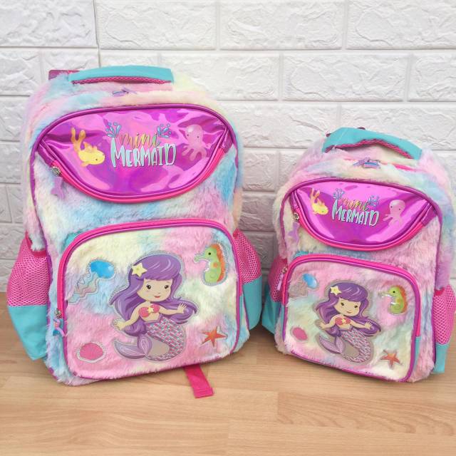 RANSEL ANAK BULU KARAKTER SD/TK