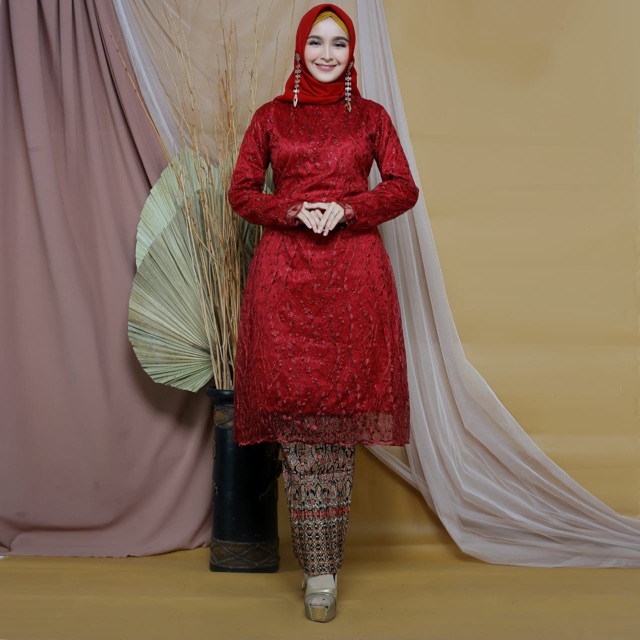 KEBAYA TUNIK ALANIS / KEBAYA MODERN / KEBAYA KONDANGAN HIJAB