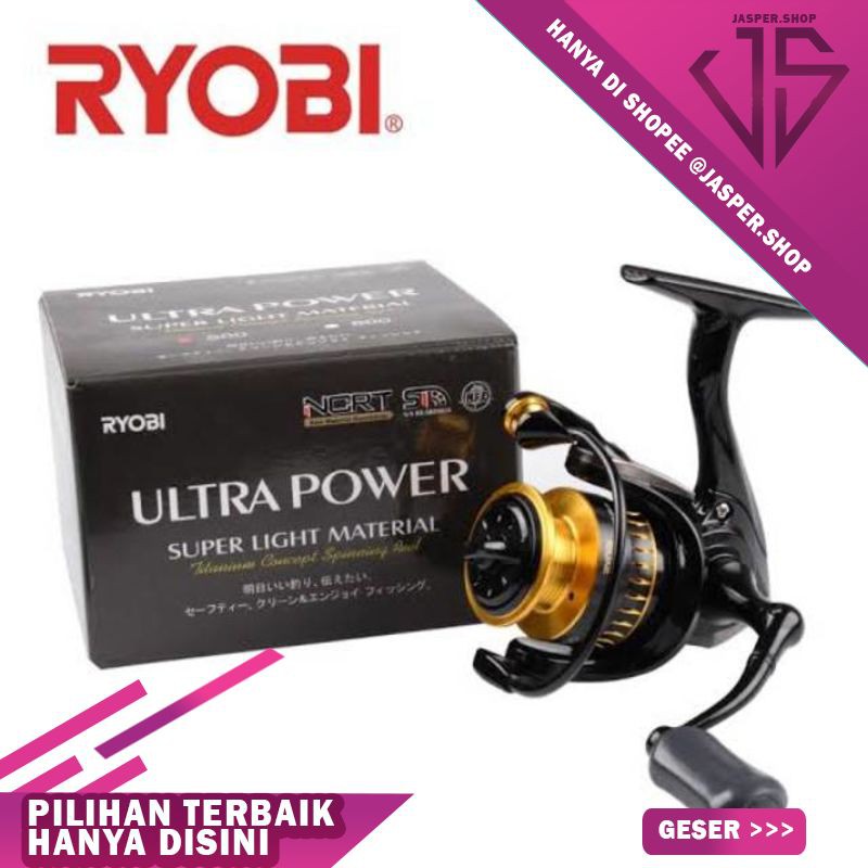 HARGA HEMAT Reel Ryobi Ultra Power 500 - Reel Ultralight Power handle
