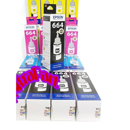 ✷ Tinta Epson L120 L310 L360 L385 L405 L565 Original - Biru ✧