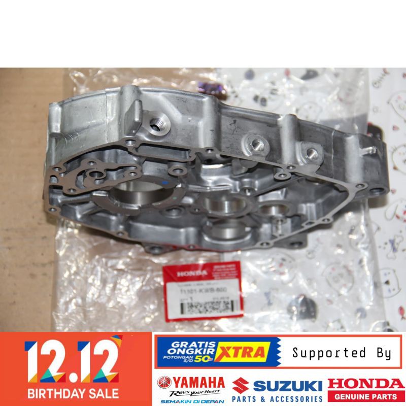 DIJAMIN ASLI!!! BLOK CRANKCASE BAUT OLI TENGAH ABSOLUTE REVO FIT BLADE ORIGINAL BERKUALITAS
