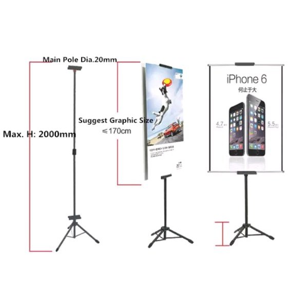 

Baru TRIPOT BENNER DOBEL SIDE 2 SISI Termurah