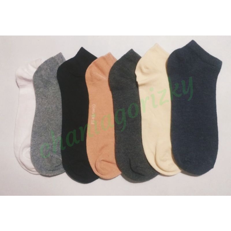 KAOS KAKI PENDEK POLOS SEMATA KAKI/ANKLE SHOCKS/SHORT SHOCKS PRIA/WANITA