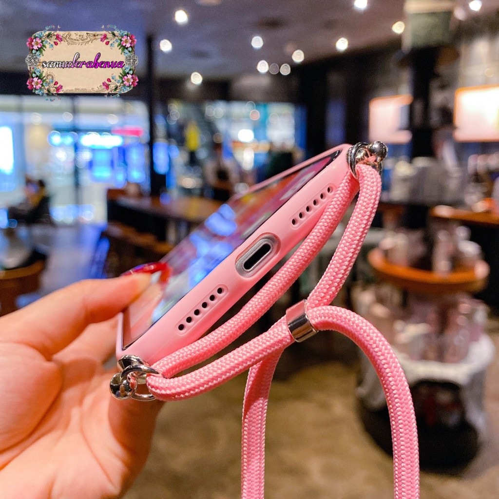 SS155 case Slingcase Lanyard HELLO KITTY Samsung A01 M01 core J2 Grand Prime A10 A10s M01s A12 A31 SB1521