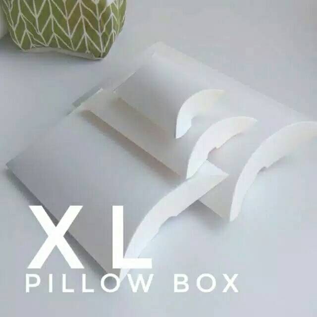 

PILLOW BOX XL / EXTRA LARGE: WHITE IVORY 270gr/ PAPER BOX / PAPER PACKAG