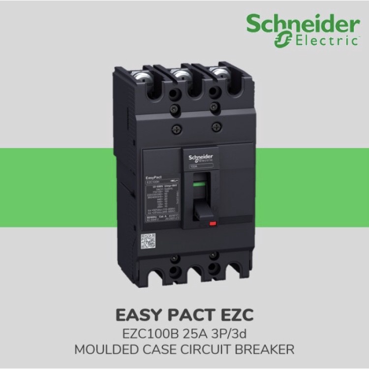 MCCB/NFB Schneider 3P 25A EZC100B325
