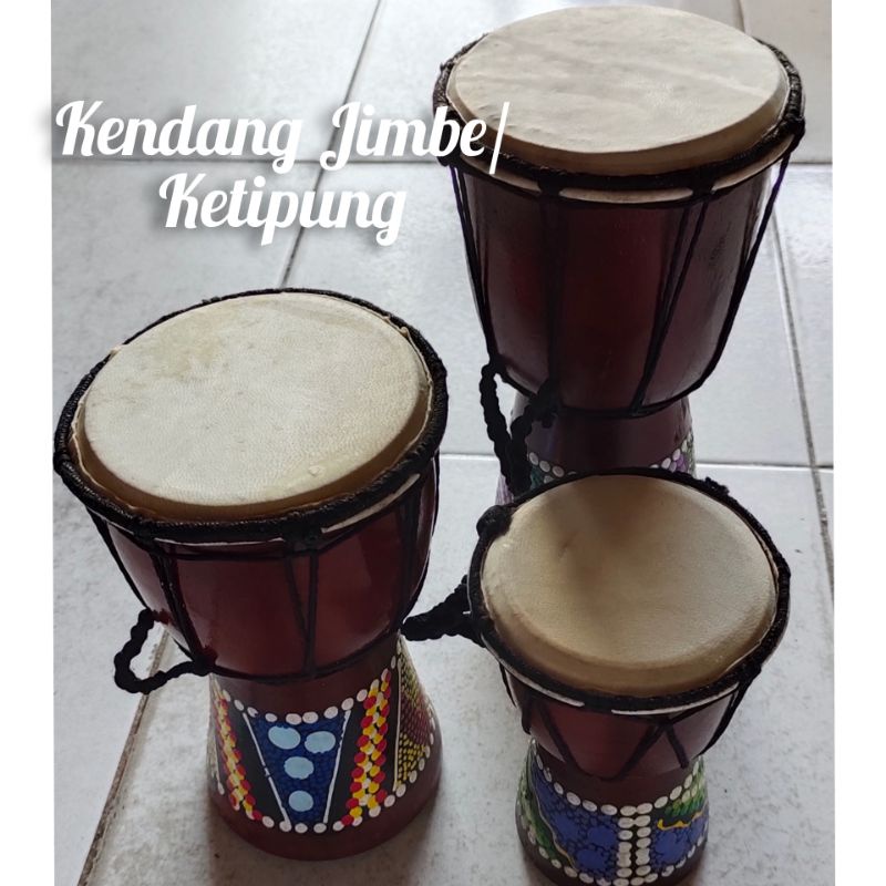 KENDANG JIMBE / KETIPUNG, ALAT MUSIK TRADISIONAL