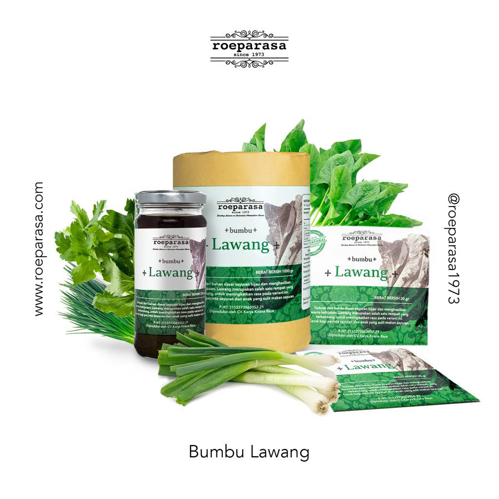 

Roeparasa Bumbu Instan Organik Lawang 250gr