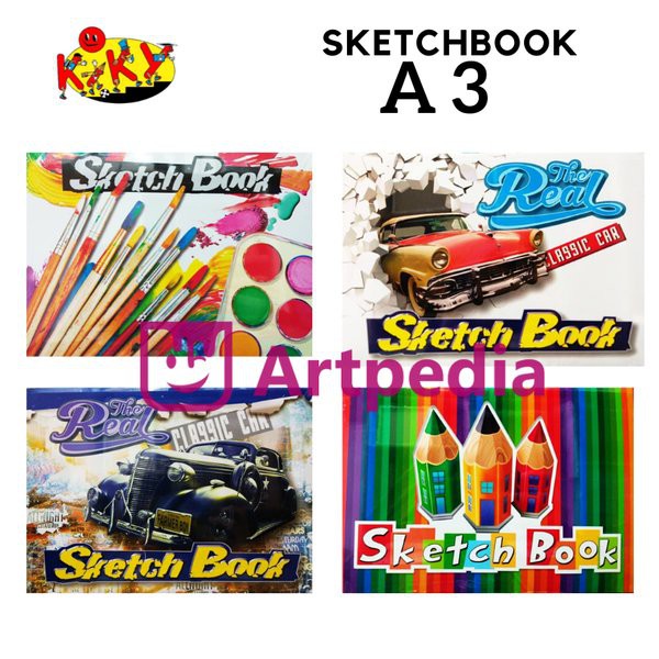 

Promo KIKY SKETCH BOOK A3 / BUKU GAMBAR SKETSA UKURAN A3 Terlaris