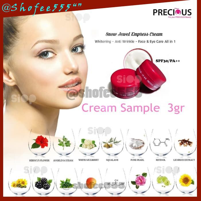 D121 Precious Snow jewel empress cream krim bibir