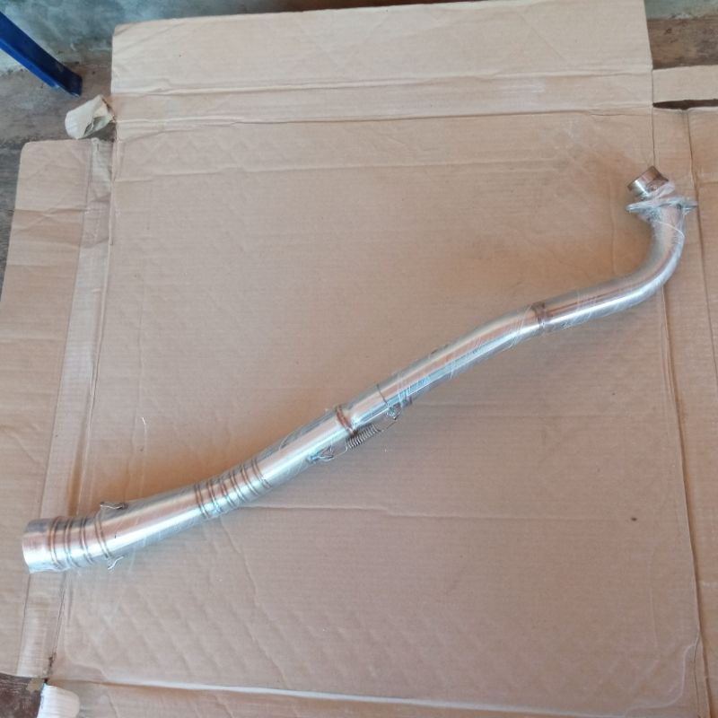 Leher header pipa 200cc bebek model standar 150 170 cc supra x 125 karisma blade revo absolute Pulsa