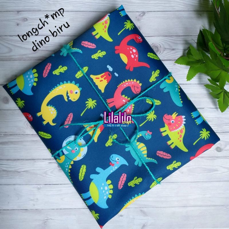 KAIN LONGCH*MP DINO / BAHAN TAS / BAHAN TEMPAT TISSUE / BAHAN WATERPROOF