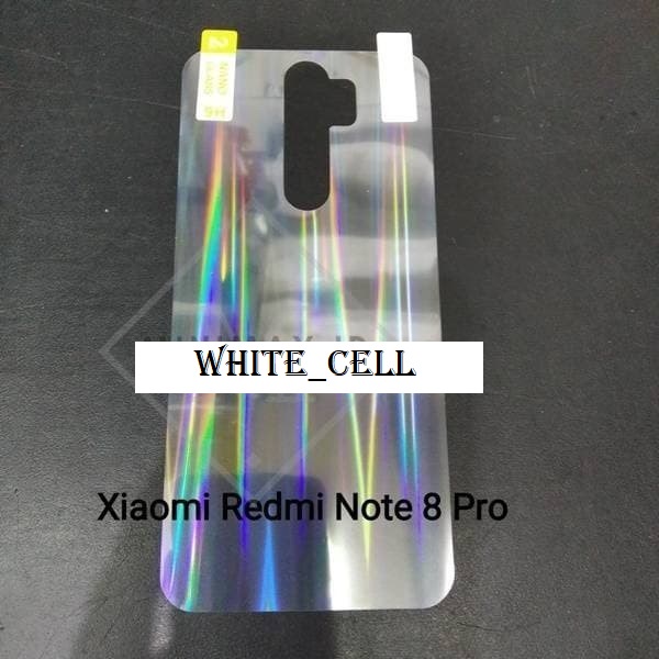 XIAOMI REDMI NOTE 8 8 PRO BACK SKIN AURORA CLEAR GARSKIN ANTI GORES BELAKANG TRANSPARAN D2