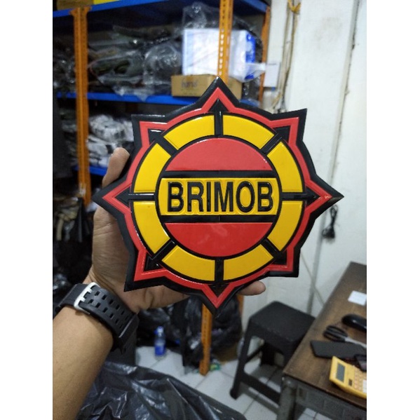 Stiker Mobil Logo Brimob Jumbo