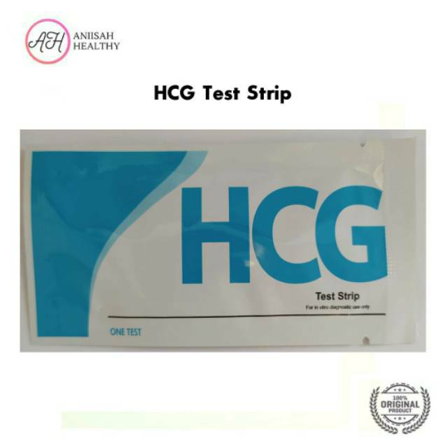 Test Kehamilan Strip / Test Hamil HCG Strip Blue / Testpack / Tespek / Testpeck / Tes Hamil