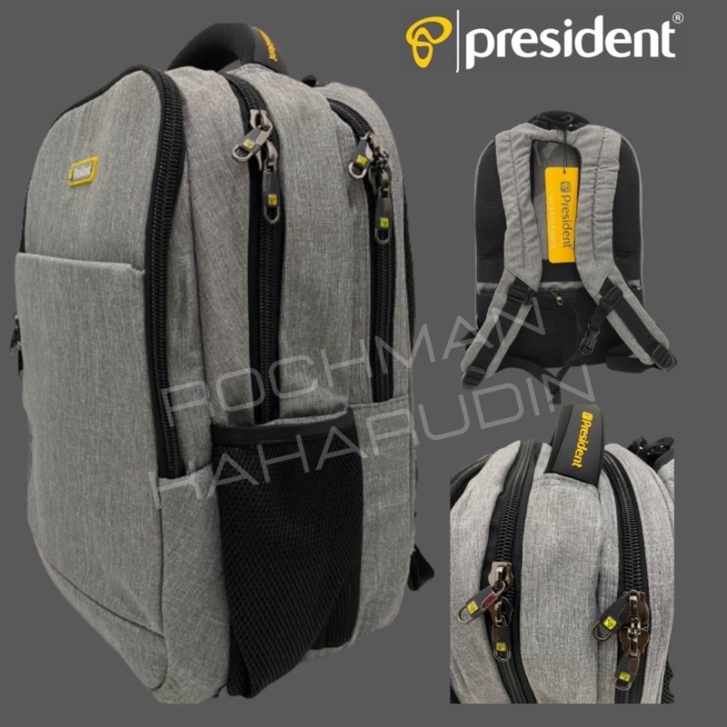 ORIGINAL TAS RANSEL BACPACK POLO PRESIDENT BP 06662 / BP 06619 TAS ORIGINAL CIKARANG