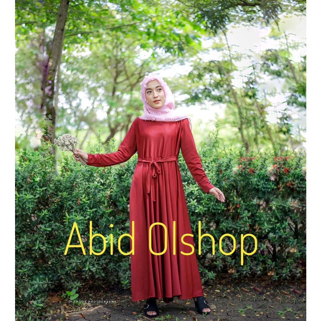 Gamis Jumbo Polos Umbrella / Payung / Klok Bahan Crepe Langsung Dari Konveksi Model Gamis 2024