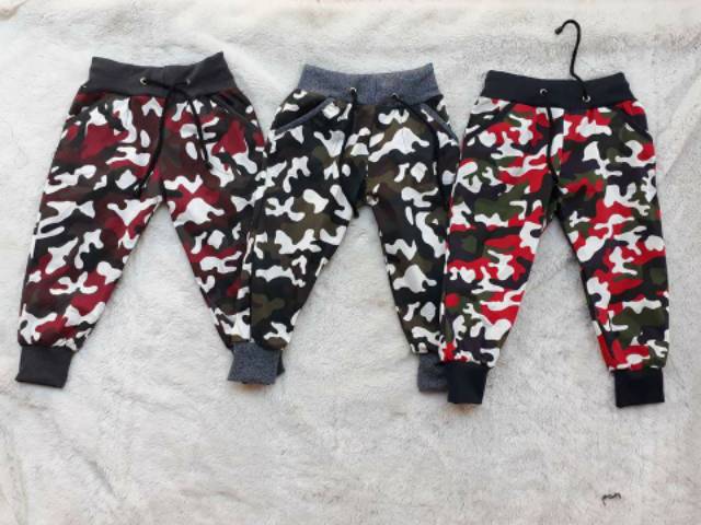 Jogger army anak 1-4 tahun Celana Joger Army Celana Loreng