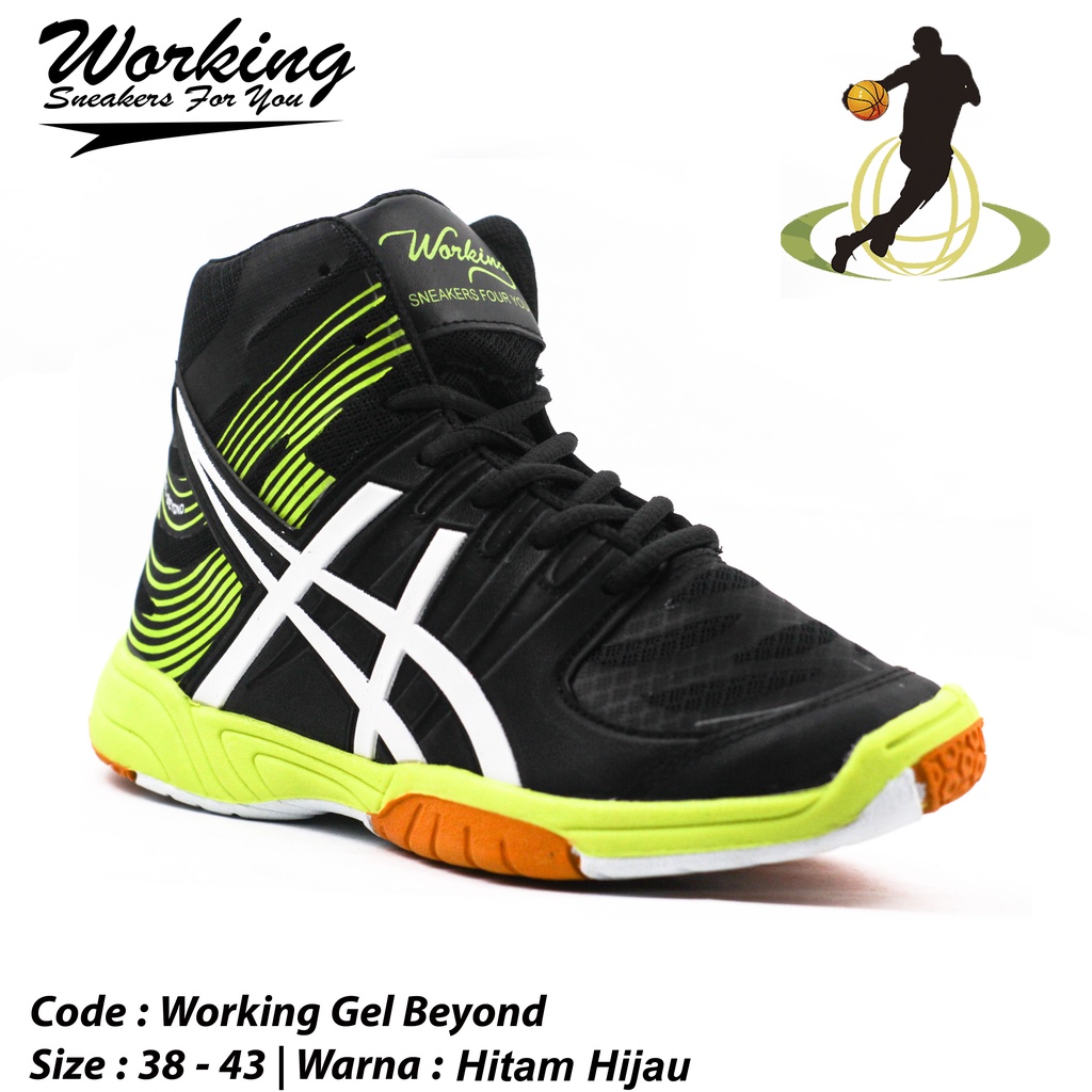 Sepatu Sneakers Pria Working Gel Beyound Sepatu Olahraga Basket