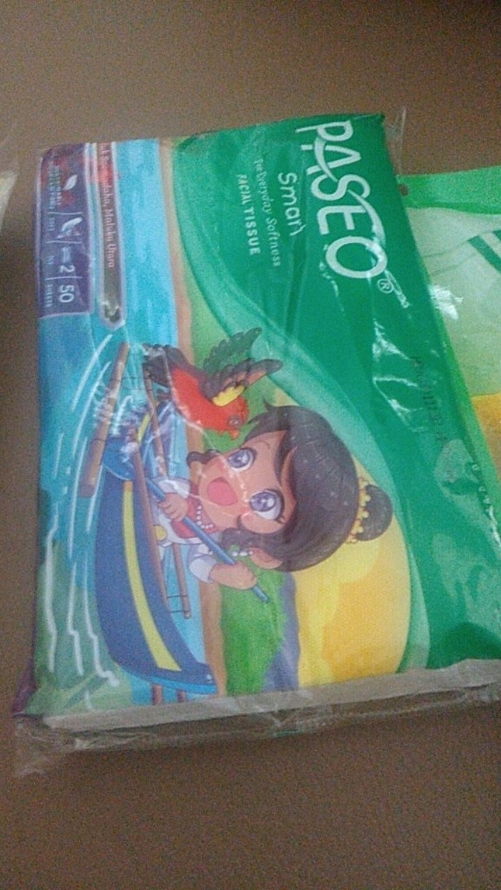 Tisue Paseo Travel Pack 2 Ply Isi 50 Sheet Tissue Murah