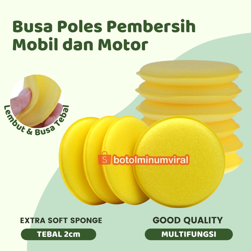 Busa Pad Busa Pad Poles Busa Poles Mobil Busa Wax Poles Busa Waxing Kuning Premium Awet