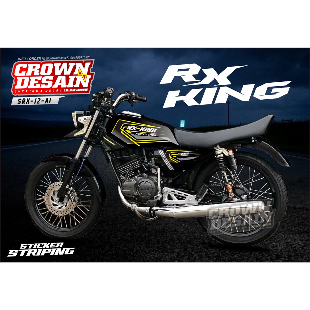 Aksesoris motor rx-king - striping rx-king - RX