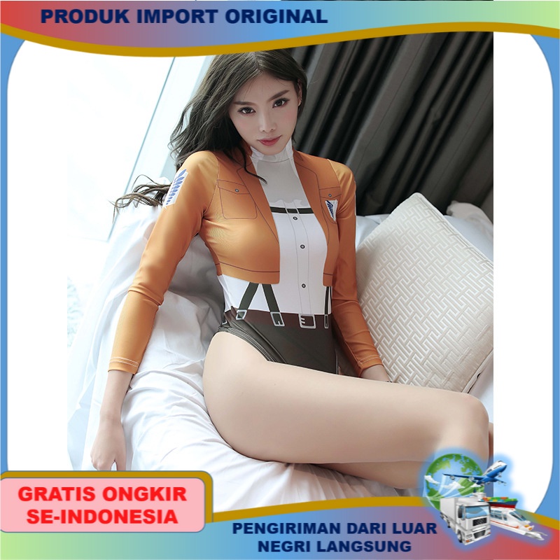 Pakaian perempuan Lingerie atasan Wanita lengan panjang Seragam Godaan istri Anime Sukumizu baju ist