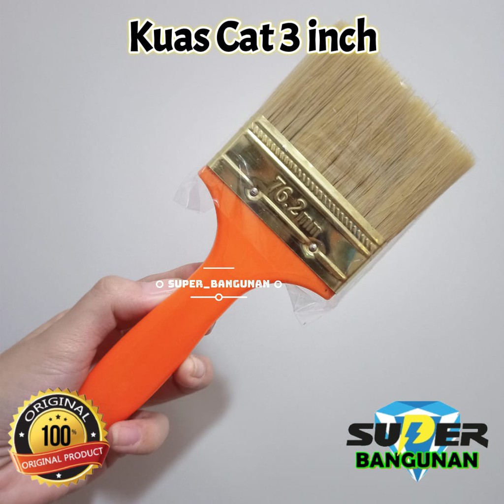 

Kuas 3" inch / Kuas Cat