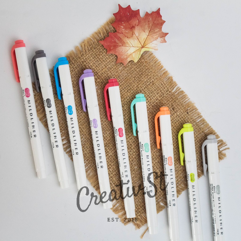 

Zebra Mildliner Double Sided Highlighter Part 2 Penanda Halaman