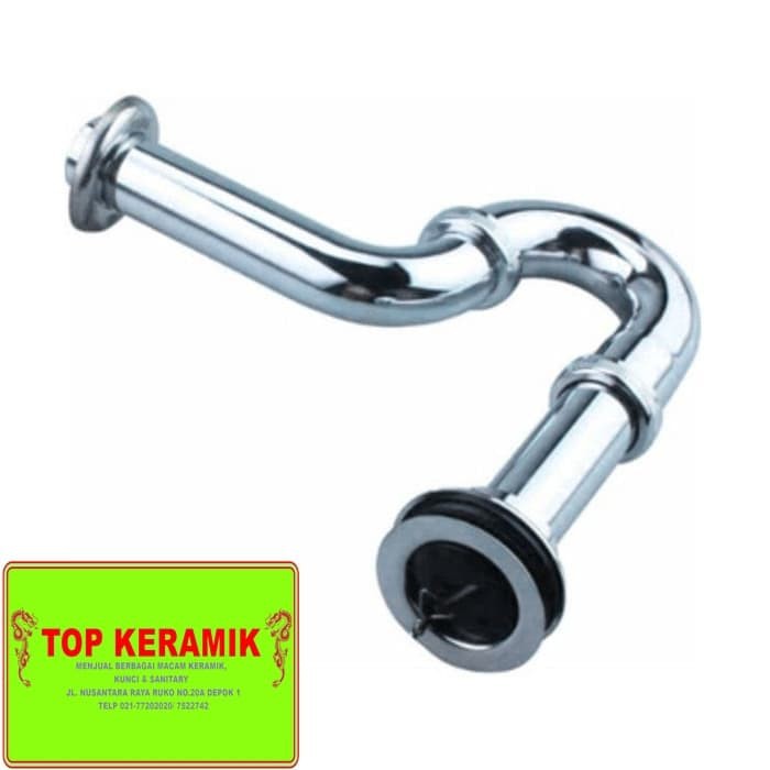 Siphon American Standard P-Trap with Chain/Plug