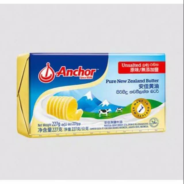 UNSALTED BUTTER ANCHOR 227gram