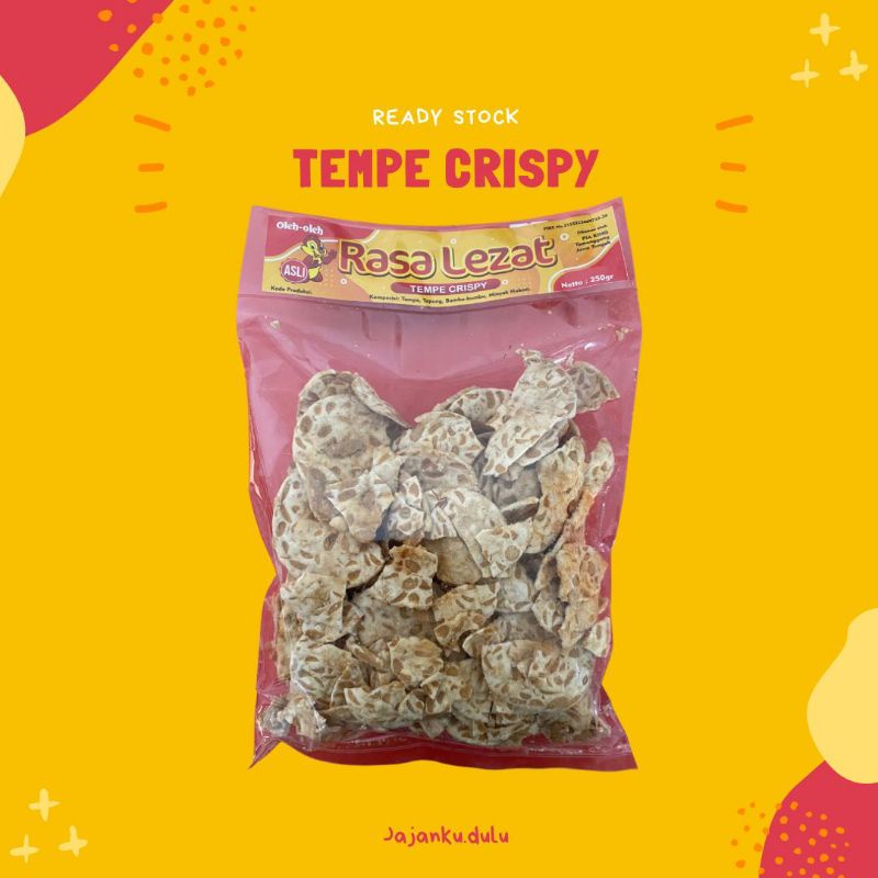 

tempe crispy / tempe / kripik tempe crispy / kerupuk