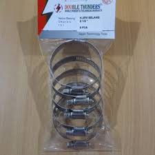 Klem Selang Atau Hose Clamp 2setengah In DT Isi 5pcs