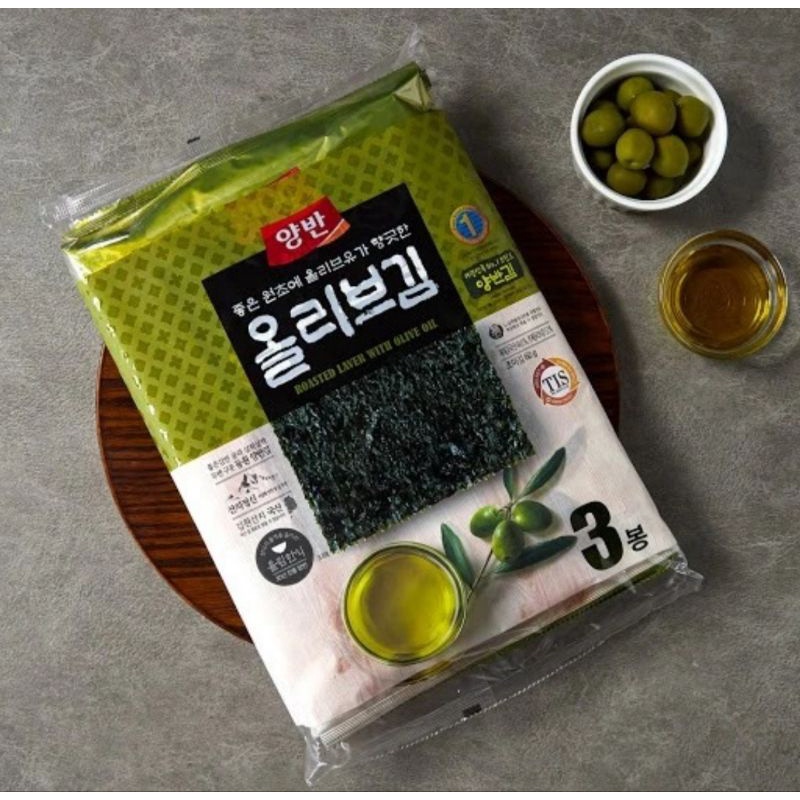 

Dongwon Seasoned Laver With Olive Oil Whole sheet - 60g