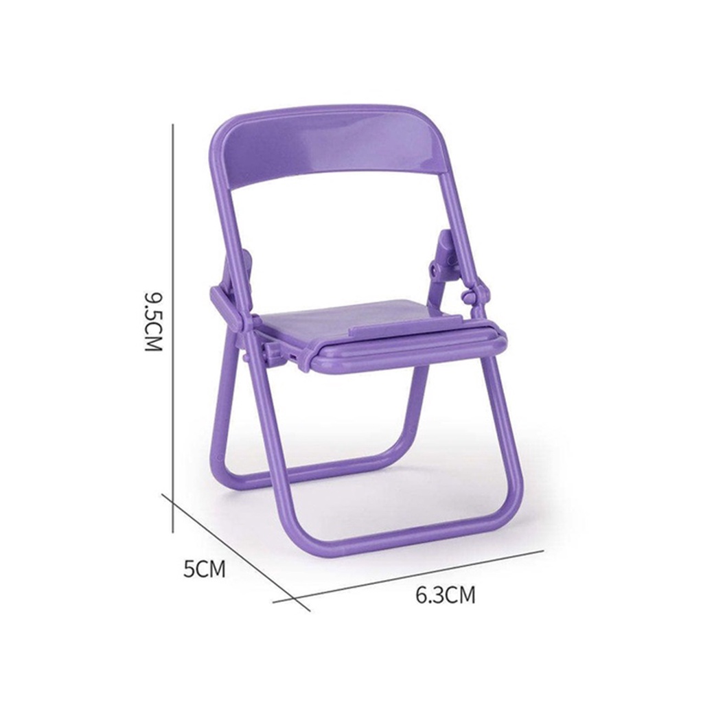 Stand Holder Folding Chair / Dudukan Handphone Lucu Model Kursi Lipat - sweetacase.id - Docking Phone Lucu - Dekorasi Lucu