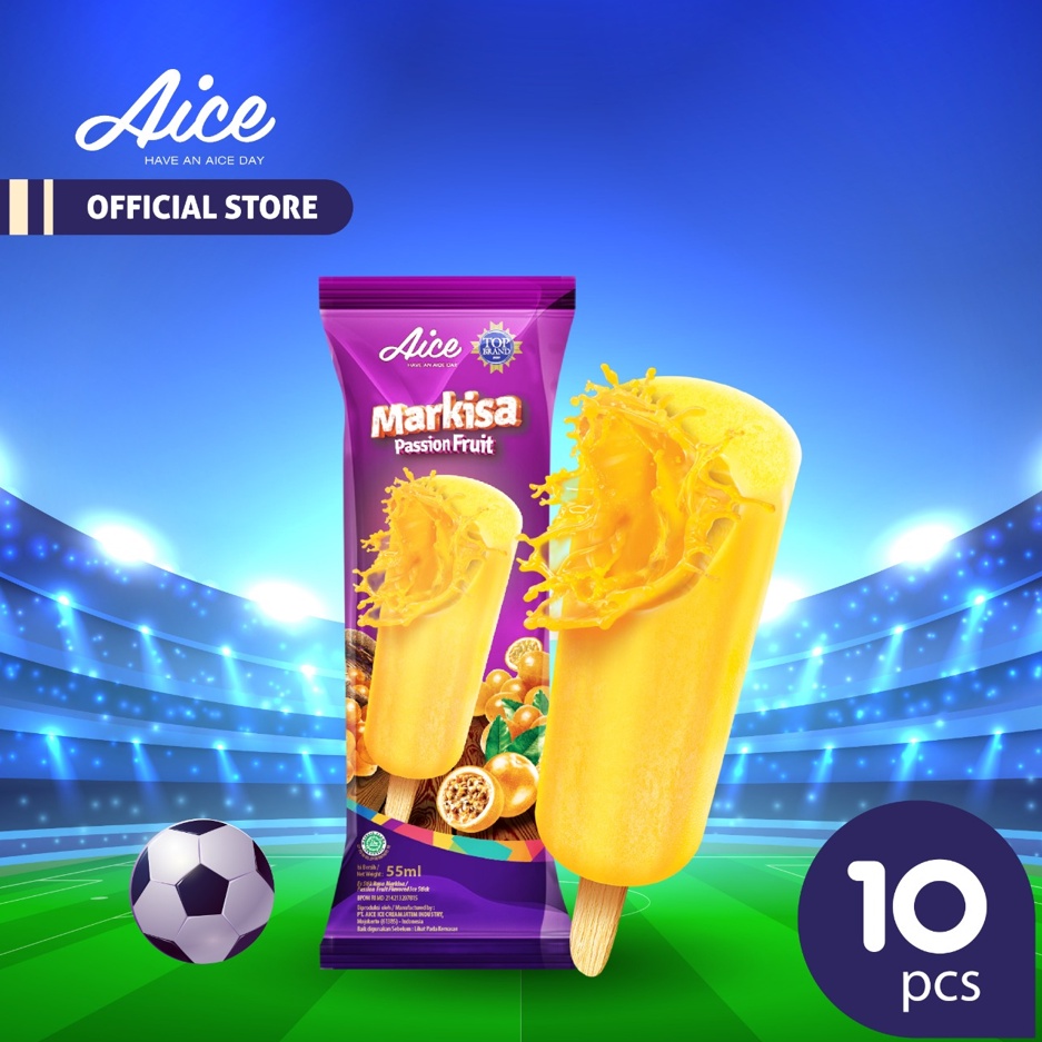 Jual Aice Ice Cream markisa isi 10 pcs | Shopee Indonesia