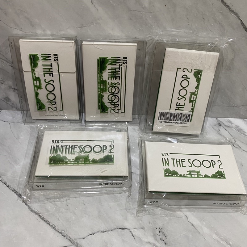 READY BTS in the soop 2 envelope only case general early bird clear photocard pc rm jin suga jimin j