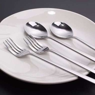 Sendok Garpu Stainless Steel Sumpit Korea Ala Korean Style Spoon Fork Sujeo Anti Karat Premium Peralatan Makan