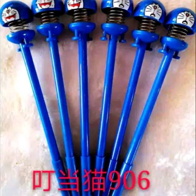 

[BIG PROMO](Harga 1 LUSIN) Bp. Gel Per 906 Doraemon; ballpoint per karakter Doraemon, springdoll pen