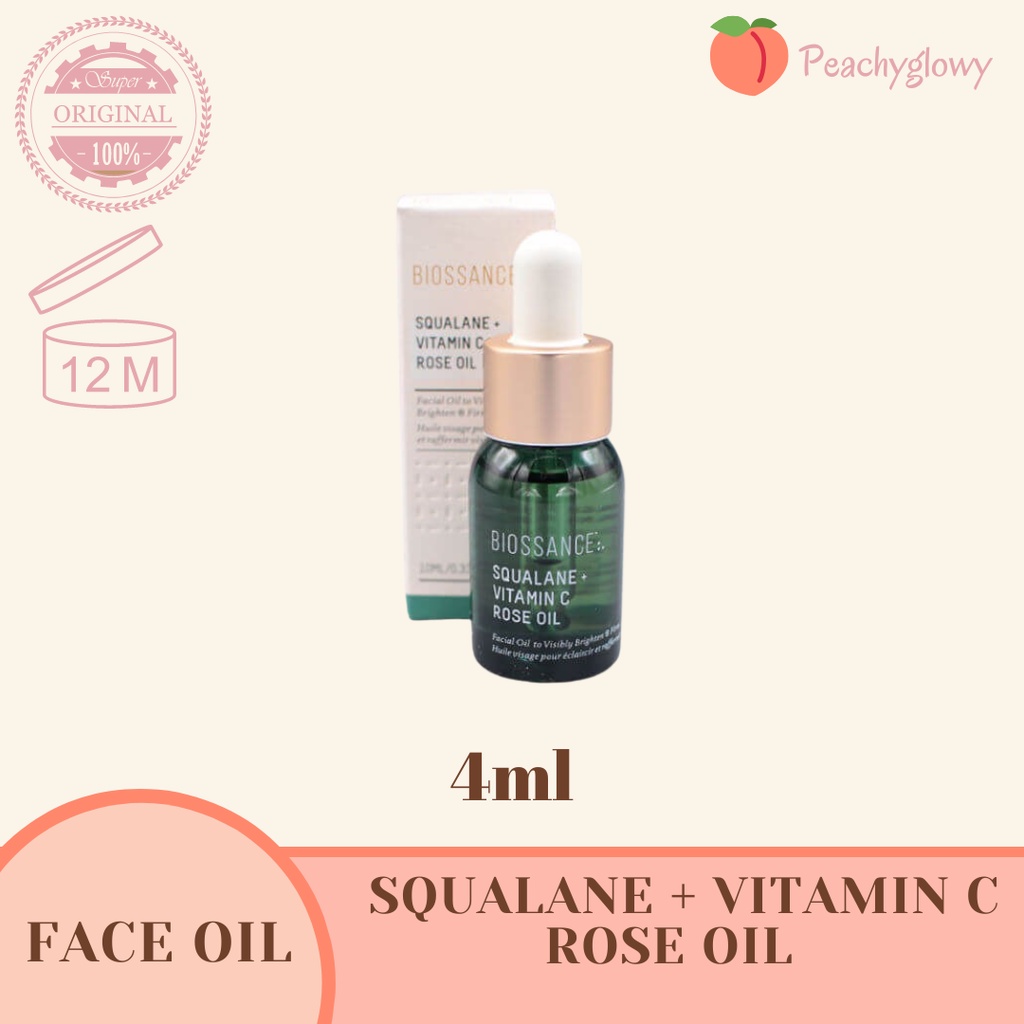 BIOSSANCE SQUALANE + VITAMIN C ROSE OIL