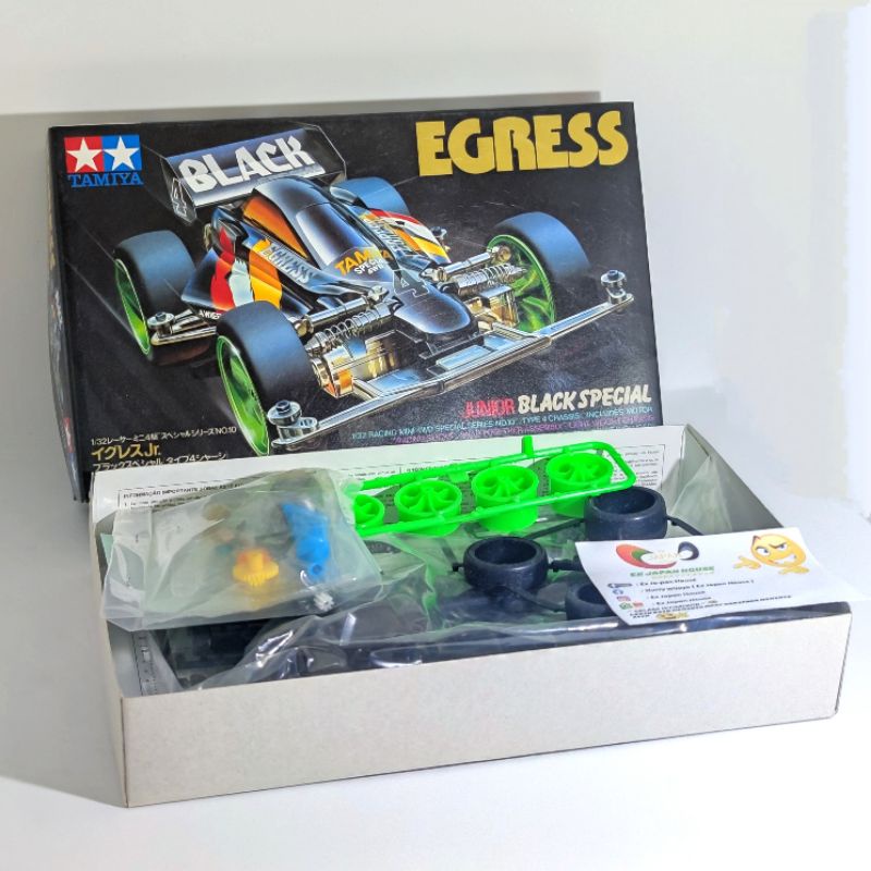 Jual Tamiya Mini 4WD Egress Jr Black Special - item 18510 | Shopee ...