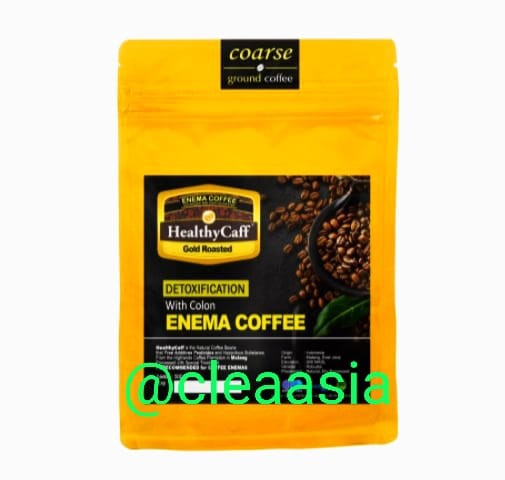 

ella124 Kopi Enema HealthyCaff 500gr Gold Roasted Organik Light Roasting murah