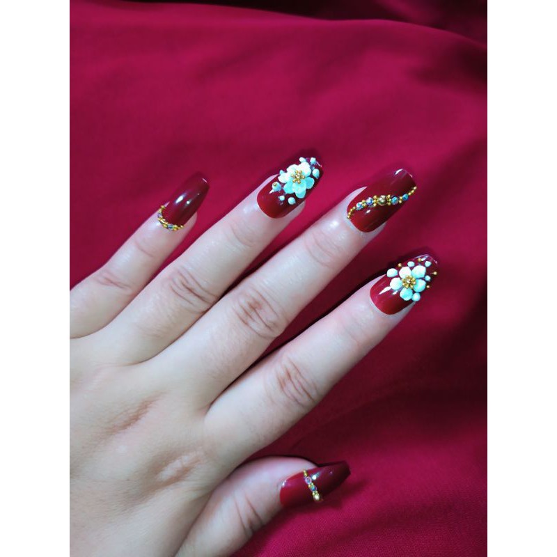 CAVIAR BEADS NAIL ART BUTIRAN CAVIAR KUKU PALSU HANDMADE GOLD SILVER