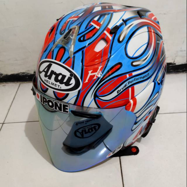 TSR Arai Ram4 Noriyuki Haga Rainbow not shoei agv nolan xlite kyt shark hjc