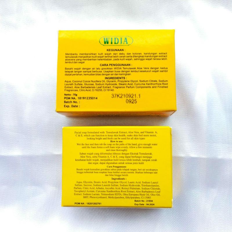 SABUN TEMULAWAK ORIGINAL 100 GRAM