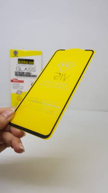 KOREAN Tempered Glass Vivo V15 6.53 inchi FULL SCREEN Guard TG 5D Vivo V15 FULL GLUE Anti Gores Kaca