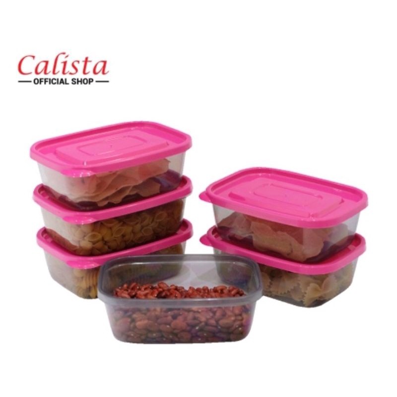 Toples Calista Furano Smoke set 6 550ml Wadah Makanan