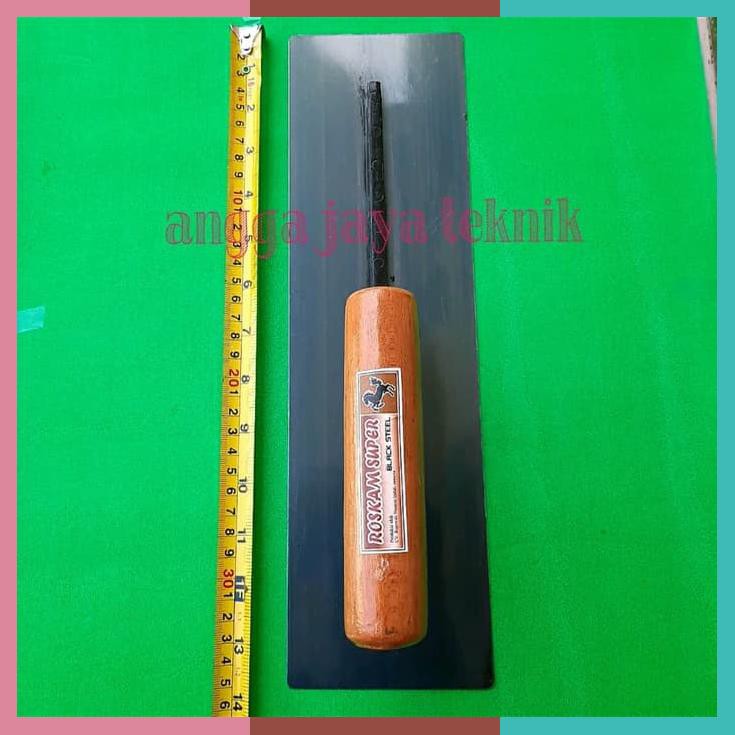 Raskam Atau Roskam Plat Baja 35Cm Alat Acian Tembok