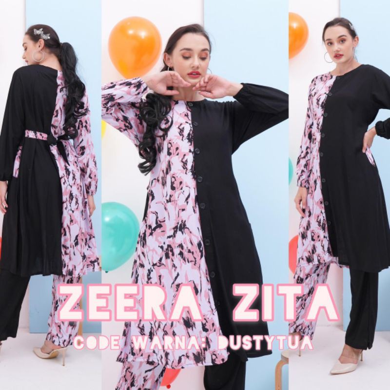 Daster Arab ZEERA ZITA Baju setelan Tunik Rayon